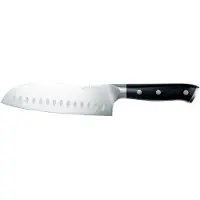 Mareld Santokumes 18 Cm Zwart - Santokumessen Roestvrijstaal Black - MAR0237