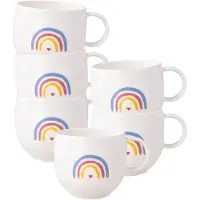 Villeroy & Boch - With Love - Be Happy Mokken 6 stuks