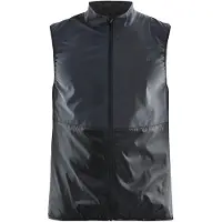 Craft Glow Vest - Fietsjack - Ultralicht windbeschermend waterafstotend - Zwart - M