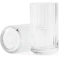 Lyngby Porcelæn Lyngby vaas glas transparant 31 cm.
