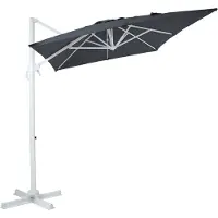 Axi Coco Zweefparasol 200x300cm Wit/grijs