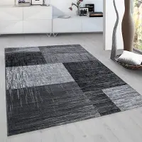 Muratap Plus vloerkleed laagpolig tapijt woonkamer grijs / 280x370 cm