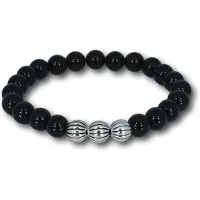Leelavadee Jewelry Kralen armband Black Onyx Joe