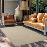 Muratap Solid binnen en buiten vloerkleed indoor & outdoor laagpolig effen - 140x200 cm