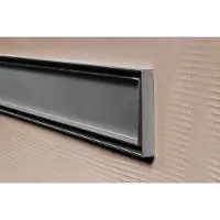 Wiper Betegelbare doucheplaat 80 x 120 cm Mistral Oneway Showerlay doucheplank eenzijdig aflopend afvoer van roestvrij staal