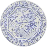 Gien - Ontbijtbord Oiseau Bleu 22cm (set van 4) - Kleine borden