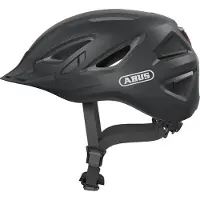 ABUS Fietshelm URBAN-I 3.0 velvet black L - 56-61 cm - zwart - Geschikt voor gebruik op elektrische fietsen - stadsfietsen - 300 g