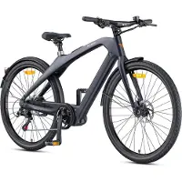 ENGWE N1 Pro - Elektrische fiets 27.5" - Bereik 100km - Batterij 36V10Ah - Carbon frame - hydraulische remmen, Grijs