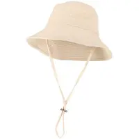 Sarlini bucket hat - Vissershoedje - Zonnehoed - Dames - Heren - Met verstelbaar koord - Beige
