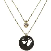 Christian Gouden baby voet en hand hanger