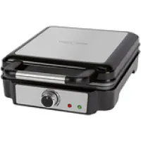 ProfiCook PC-WA 1241 Wafelijzer Oververhittingsbeveiliging, Controlelampje, Anti-aanbaklaag, Traploze temperatuurregeling Zwart