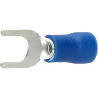 Cimco geïsoleerde vorkkabelschoen vertind 16mm² M6 - blauw per 100 stuks (180174)
