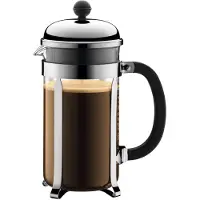 Bodum Chambord Cafetière 8 Cups Chroom - Koffiemaker Kunststof Chrome - 1928-16