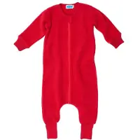 Reiff - Kid's Fleeceschlafsack mit Bein und Arm - Kinderslaapzak 74/80, rood