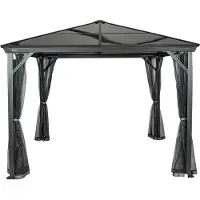 Sojag Aluminium paviljoen verona 1010 met klamboe 298x298x260 cm