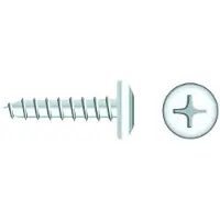 Seachoice Pan Head Tapping Screw 254 Mm 50 Units Zilver 25.4 mm