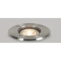 Lumidora Inbouwspot 30848 - GU10 - 4.0 Watt - 380 Lumen - 2700 Kelvin - Aluminium - Staal - Buitenlamp - IP67 - Met Sensor - ⌀ 11 cm