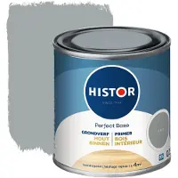 Histor Perfect Base Grondverf Hout Binnen 250 ML - Grijs