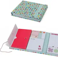 Eurekakids Agenda Flowers - Planner met Notitieblok en Plaknotities - Stevige Organizer