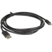 Hamlet XCU2A-UC-MM10 USB-kabel USB 2.0 1 m USB A USB C Zwart