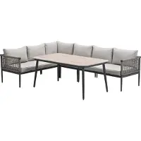 Garden Impressions Hoekbank lounge-diningset teramon -