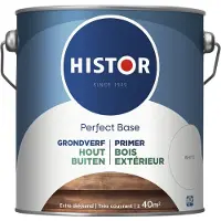 Histor Perfect Base Grondverf Hout Buiten 2,5 LTR - Wit