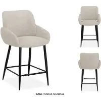 Maxfurn MX-Sofa - Barstoel Dani / Kleur: Natrual | per 2 stuks