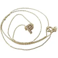 Christian Gouden ketting met p zirkonia hanger