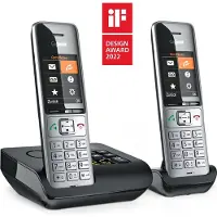 Gigaset Comfort 500A duo DECT draadloze telefoons - 2 handsets - antwoordapparaat