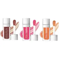 Ibcccndc Lip Oil Getinte (3 stuks) Hydraterende Lip Oil Langdurige Voedende Lip, Hydraterende Lipgloss Tint Lippenstift voor Vrouwen, Langdurige Vloeibare Lipstick Lippenverzorging, Lip Glaze Make-up Cosmetica