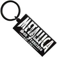 Metallica - Quake Sleutelhanger - Zwart/Wit