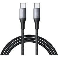JOYROOM - Flash Series - 60W - Type C naar Type C kabel - Nylon - 1 Meter - Zwart