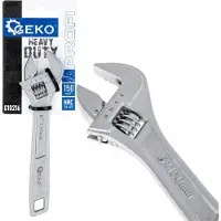 GEKO Verstelbare moersleutel - 150 mm - CRV staal - ergonomisch - 0-20 mm opening