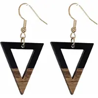 Charme Bijoux Oorbellen-Manon-Zwart-bruin-goudkleurig-zilver -