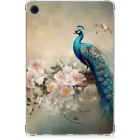 B2Ctelecom Book Case Samsung Galaxy Tab A9 Plus | Vintage Pauwen