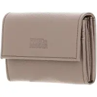 Fredsbruder Leren Portemonnee Bestie Wallet With Lock Powder Taupe