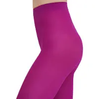 Giulia Panty - Samba 40 - Opaque - Microvezel - 3D - Extreem zacht - Dikke Panty - 40 Den - Large - Wild Aster