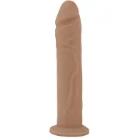 Silex SILEXD - Realistische Rechte Dildo met Zuignap - Model 2 - 23 cm - Lichte Huidskleur