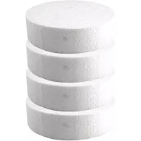 Rayher Hobby Materialen Rayher hobby Piepschuim schijf - 4x - 15 cm breed en 4 cm dik - hobby figuren/vormen artikelen