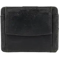Hide & Stitches Next Navajo Creditcard etui - Zwart - 100% Leer