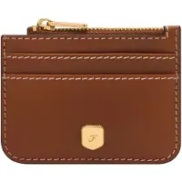 Fossil Kaarthouder Sleutelgeval Lennox Zip Card Case Brown Bruine