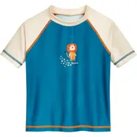 Playshoes UV-bescherming 'Dschungel' ecru / petrol / oranje