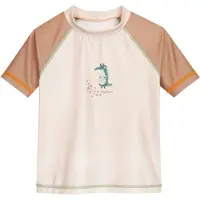 Playshoes UV-bescherming sand / lichtbruin / jade groen / oranje