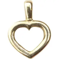 Christian Gouden harten hanger