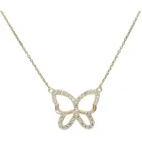 Christian Gouden zirkonia vlinder hanger