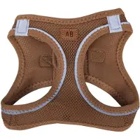 Animal Boulevard - harnas mesh L - bruin - nek max 38 cm - borst max 50 cm - reflecterend - mooie sluiting