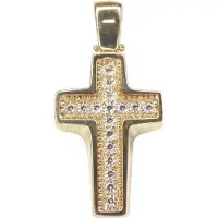 Christian Gouden kruis hanger