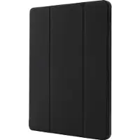 Mobigear Tablethoes geschikt voor Apple iPad Air 11 Inch (2025) Hoes | Tri-Fold Gel Bookcase + Stylus Houder - Zwart