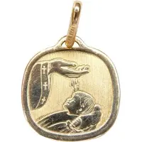 Christian Gouden doopsel hanger