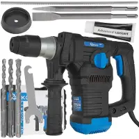 GEKO Rotary hamerboor - 1500W - 6J impact - SDS Plus - 4 standen - Inclusief accessoires